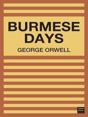 cover image of Burmese Days